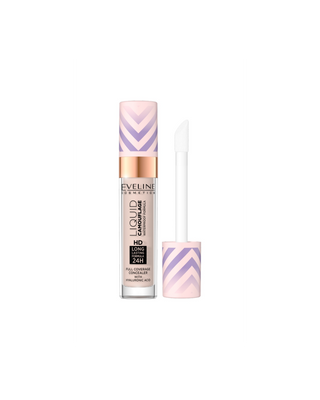 Eveline Liquid Camouflage Waterproof Hyaluronic Acid Concealer No. 02 Light Vanilla