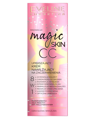 Zkrášlující CC krém hydratační pro zarudnutí Magic Skin Eveline - 1