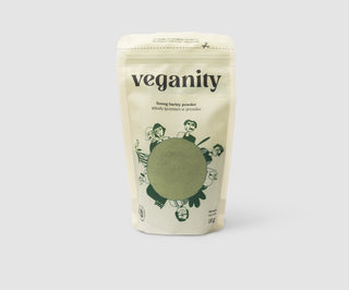 Mladý ječmen prášek přírodní zdroj rostlinných bílkovin Veganity 150 g - 1