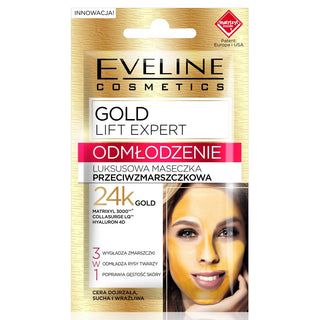 Omlazující luxusní maska ​​proti vráskám Gold Lift Expert Eveline - 1