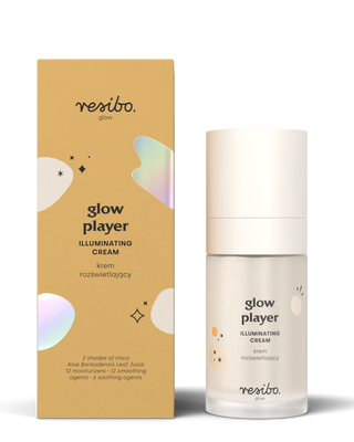 Glow Player Rozjasňující a hydratační krém na obličej Resibo 30 ml - 1