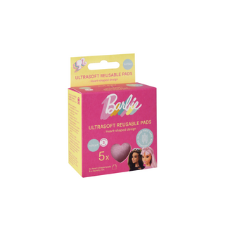 Barbie Ultrasoft opakovaně použitelné podložky Hearts Pink Glov - 4