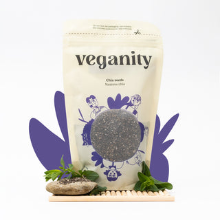 Chia semínka s vysokým obsahem vlákniny a bílkovin Veganity 200 g - 3