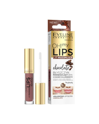 Lesk na rty s čokoládou s kyselinou hyaluronovou Oh! My Lips Lip Maximizer Eveline - 1