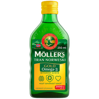 Gold Moller's norský citronový olej z tresčích jater s 2000 IU vitamínu D3 - 1