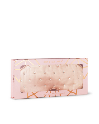 Crystallove Silk Sleeping Eye Mask - Rose Gold Crystallove - 4