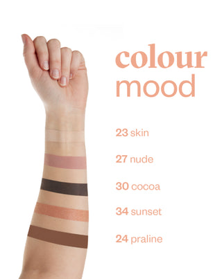 Color mood saténové oční stíny v odstínu studené hnědé 31 Pearly Coffee Paese - 6