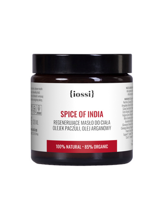 Tělové máslo s Omega 6 a 9 kyselinami s bylinně-kořeněnou vůní Spice of India Iossi - 1