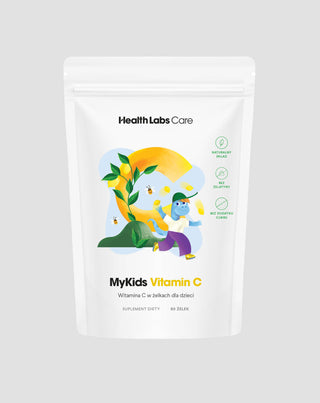 Veganský vitamín C v želé bonbonech pro děti MyKids Vitamin C Health Labs Care 60 ks. - 1