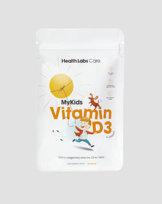 Veganský vitamín D pro děti MyKids Vitamín D3 v gumách Health Labs Care 60 kusů - 1