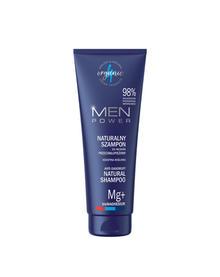 MEN POWER Přírodní šampon proti lupům pro muže 250 ml 4organický - 1