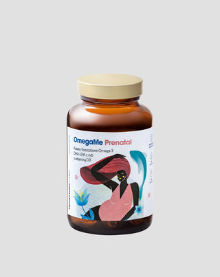 OmegaMe Prenatální Omega 3 mastné kyseliny DHA a EPA z ryb s vitamínem D3 Health Labs Care 60 kapslí - 1