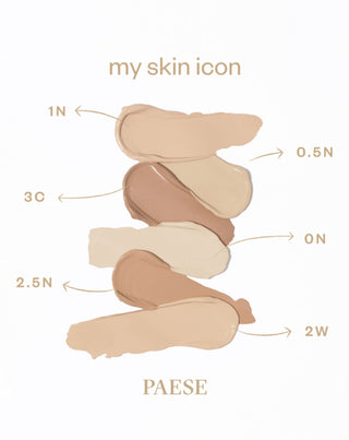 Matující make-up na obličej 0,5N porcelán My Skin Icon Paese