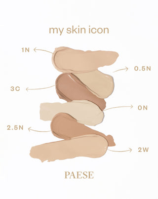 Matující make-up na obličej 1N ecru My Skin Icon Paese - 3