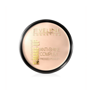 Matující minerální pudr s hedvábím č. 32 přírodní Art Make-Up Anti-Shine Complex Eveline - 1