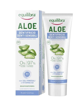 Zubní pasta pro citlivé zuby a dásně Aloe Gel Sensitive Equilibra - 1