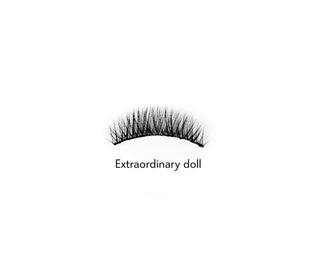 Umělé řasy na proužku 2d pro opakované použití přirozený efekt Extraordinary Doll Bamm!Lashes - 4