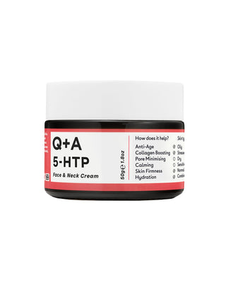 Zpevňující krém na obličej a krk s aminokyselinou 5-HTP Face & Neck Cream Q+A - 1