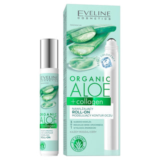 Hydratační roll-on krém pro modelování očních kontur s aloe a kolagenem Eveline - 1