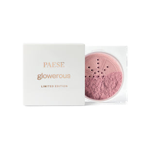 Sypký rozjasňovač na obličej a tělo Glowerous 01 rose Paese - 1