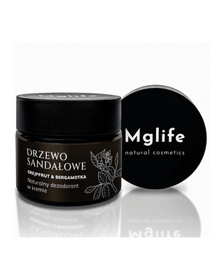 Přírodní krémový deodorant Mglife Santalové dřevo, grapefruit a bergamot - 4