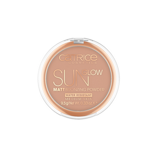 Matowy puder brązujący Sun Glow w kolorze Medium Bronze 030 Catrice