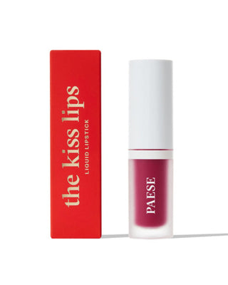 Lehká, matná tekutá rtěnka bez lepkavého pocitu The Kiss Lips 05 Raspberry Red Paese - 1