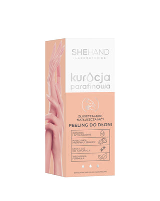 Parafínové ošetření Exfoliační a hydratační peeling na ruce SheHand - 1